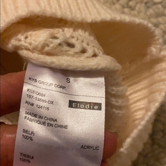 Elodie Cable Knit Pullover Sweater - Picture 4 of 4